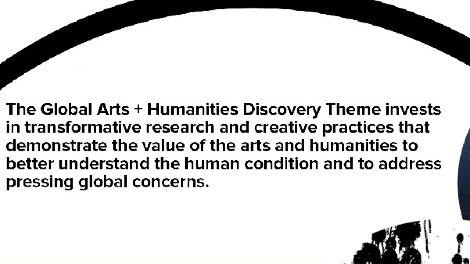 description of global arts and humanities funding