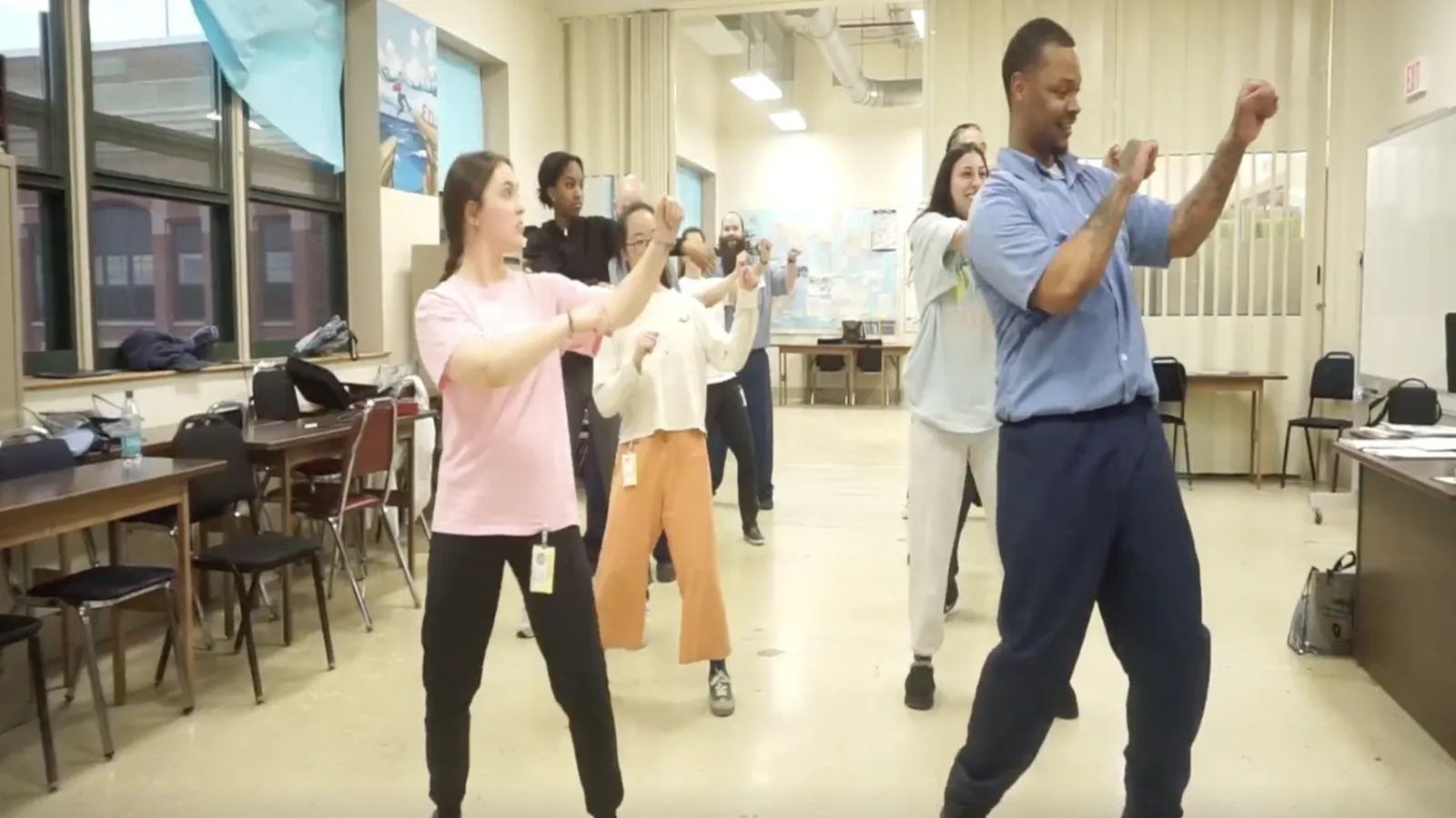 OPEEP students dancing