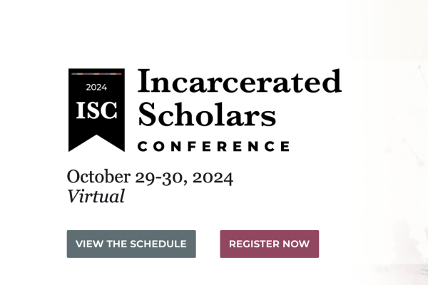 incarcerated scholars conference