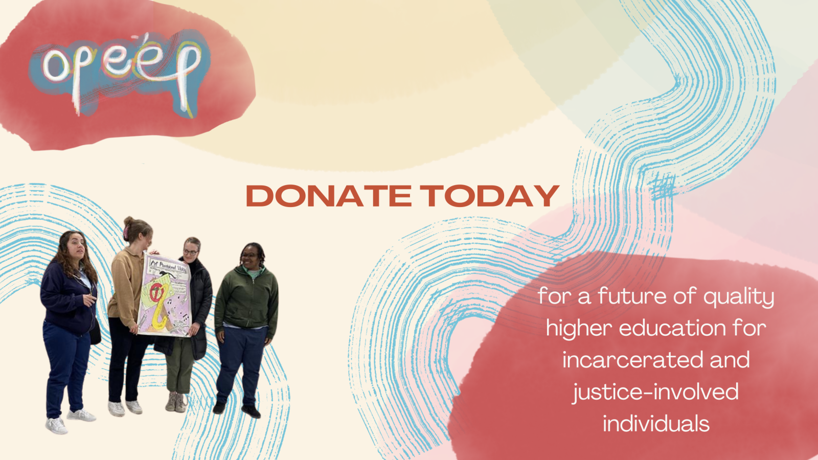 donate today for a future of quality higher education for incarcerated and justice-involved individuals